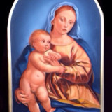 Madonna-col-bambino-olio-su-tavola-18x30-e1439545960930